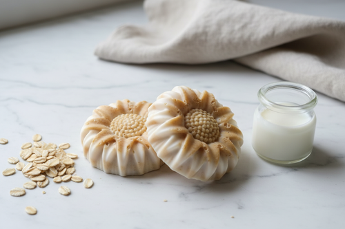Natural Unscented Oatmeal Goat Milk Soap